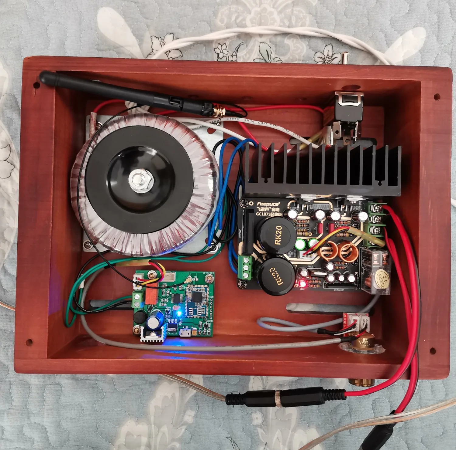 Kaisaya QCC5125 Bluetooth 5 1 аудио приемный модуль PCM5102A декодирующий DAC плата LDAC APTX |