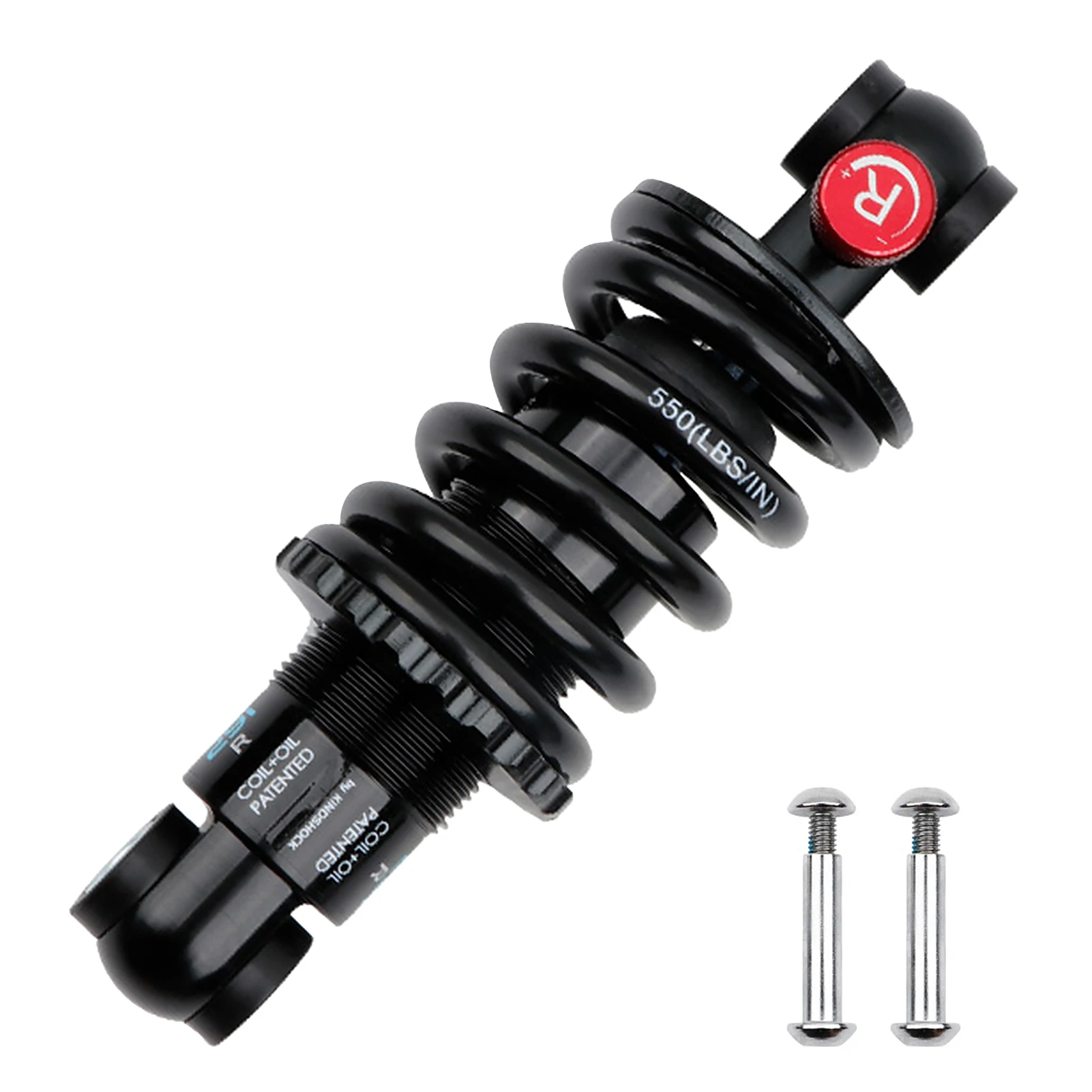 

Spring Rear Shock Absorber with 2 System Adjustments for Downhill MTB Bike Electric Scooter Hydraulic Spring Shock Absorber