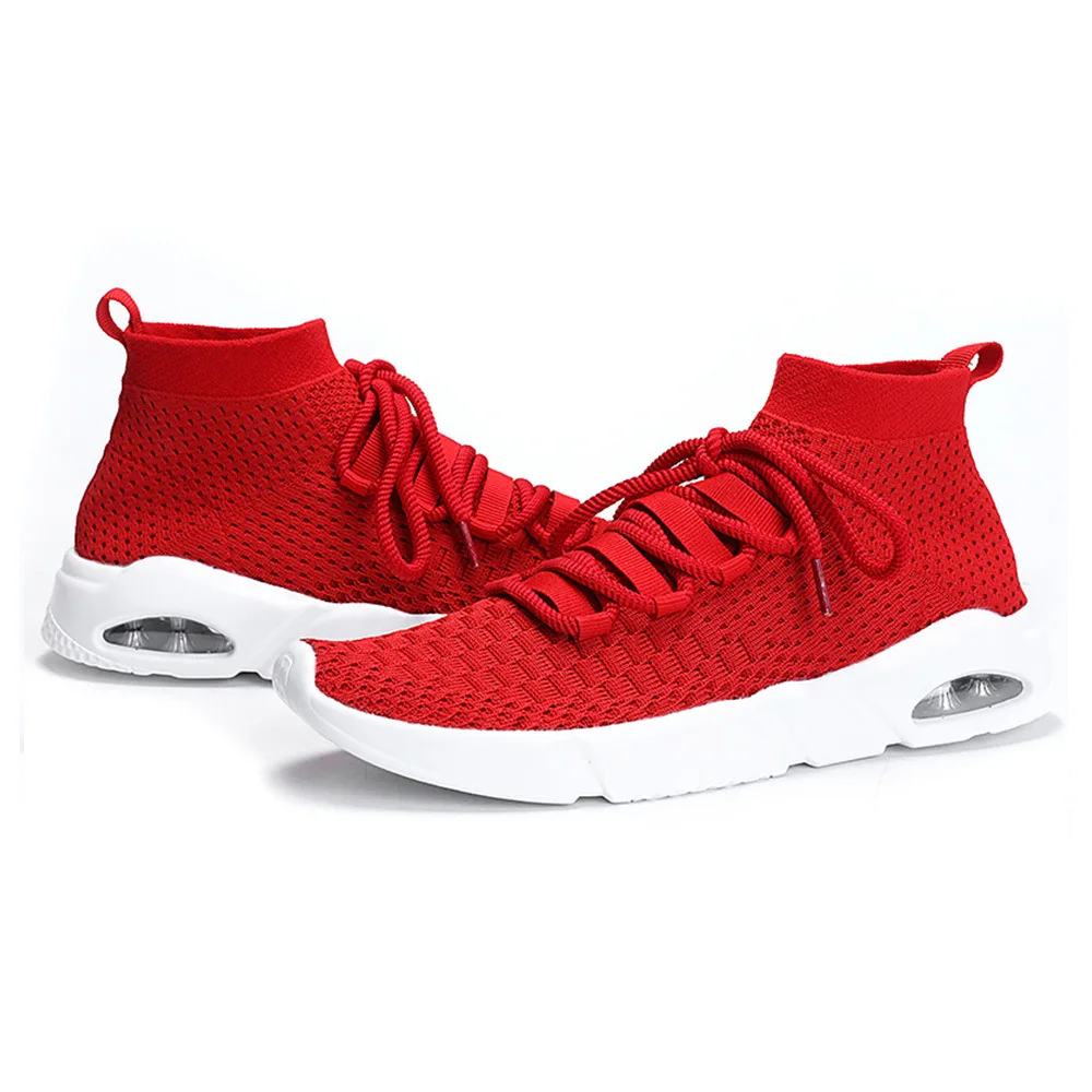 2019 Новинка Спортивная обувь с высоким берцем Для мужчин повседневная Fly