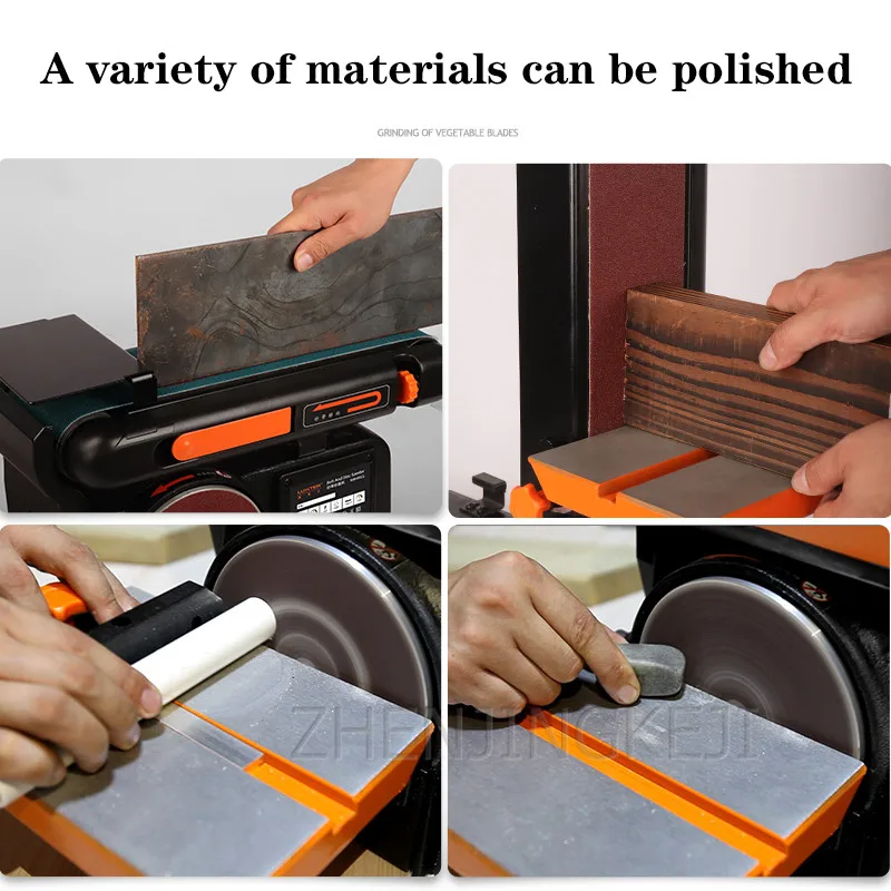 

High-power Abrasive Belt Sanding Machine Sandpaper Machine Polishing Machine Woodworking Polishing Tools Electricity