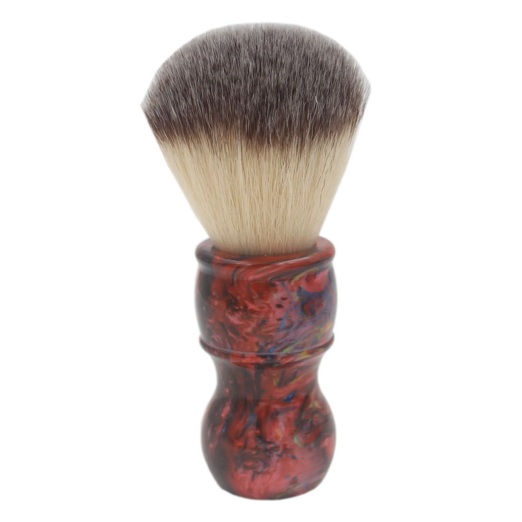 Красочная полимерная ручка vigshave мягкая синтетическая щетка для бритья мужчин