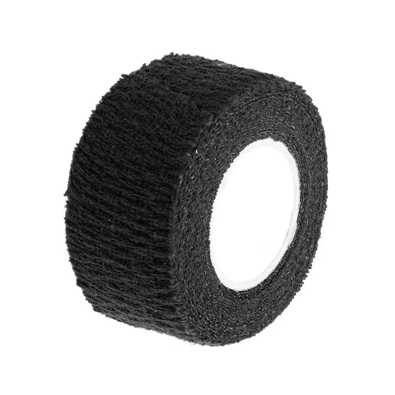 Black Ручка для гольфа клюшки для гольфа противоскользящие хлопковые эластичные обхват пальцев стандартные спортивные опоры перевязочные ленты - Color: Black