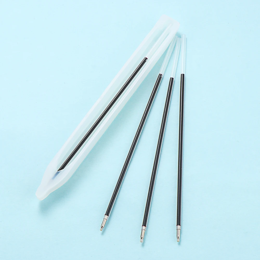 Силиконовая форма ручной работы для шариковой ручки из смолы УФ эпоксидное литье