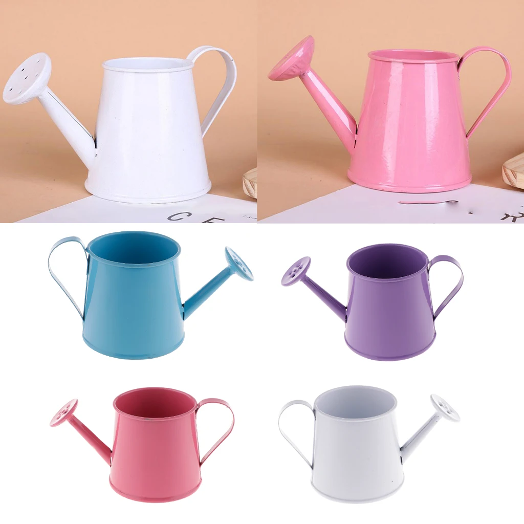 4 шт креативные мини металлический Железный Лейка садовый цветочный горшок