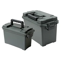 30cal and 50cal plastic ammo box military style storage can heavy duty caliber bulk ammo crate lightweight tactical tool case