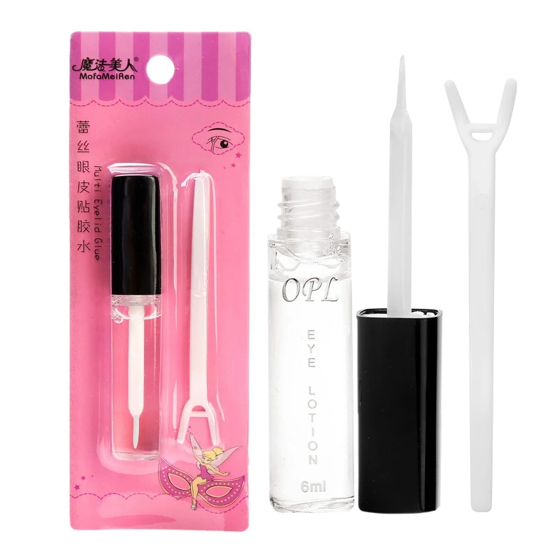 

Double Eyelid Glue False Eyelashes Glue Invisible Hypoallergenic Waterproof Anti-Sweat Transparent Beauty Tool d1