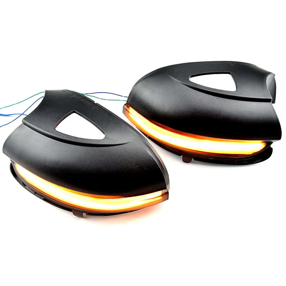

For VW GOLF 6 MK6 GTI R32 08-14 Touran LED Dynamic Turn Signal Light Side Wing Rearview Mirror Indicator Lamp With Bottom Shell