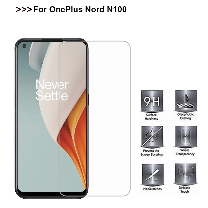 Закаленное Стекло для OnePlus Nord N100 пленка из закаленного стекла с защитой от