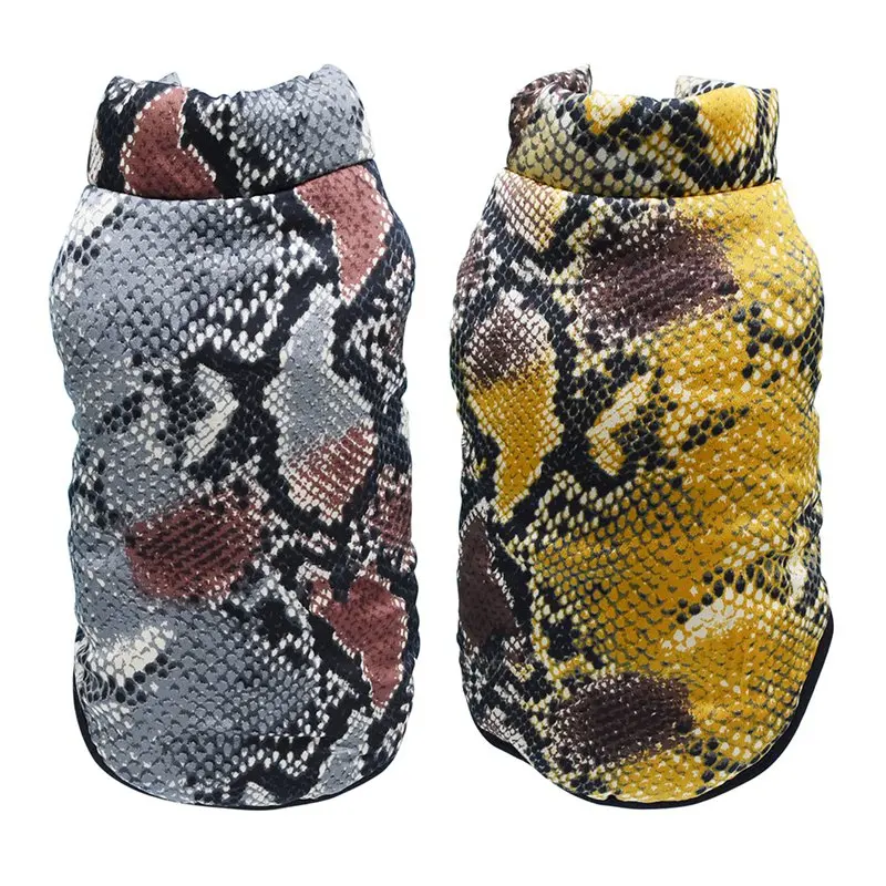 Модная теплая одежда для собак осенне зимнее теплое пальто собаки хлопковая