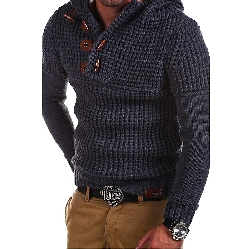 

New Fashion Thick Sweaters Cardigan Coat Men Slim Fit Jumpers Knit Zipper Warm Winter Business Style Men Clothes