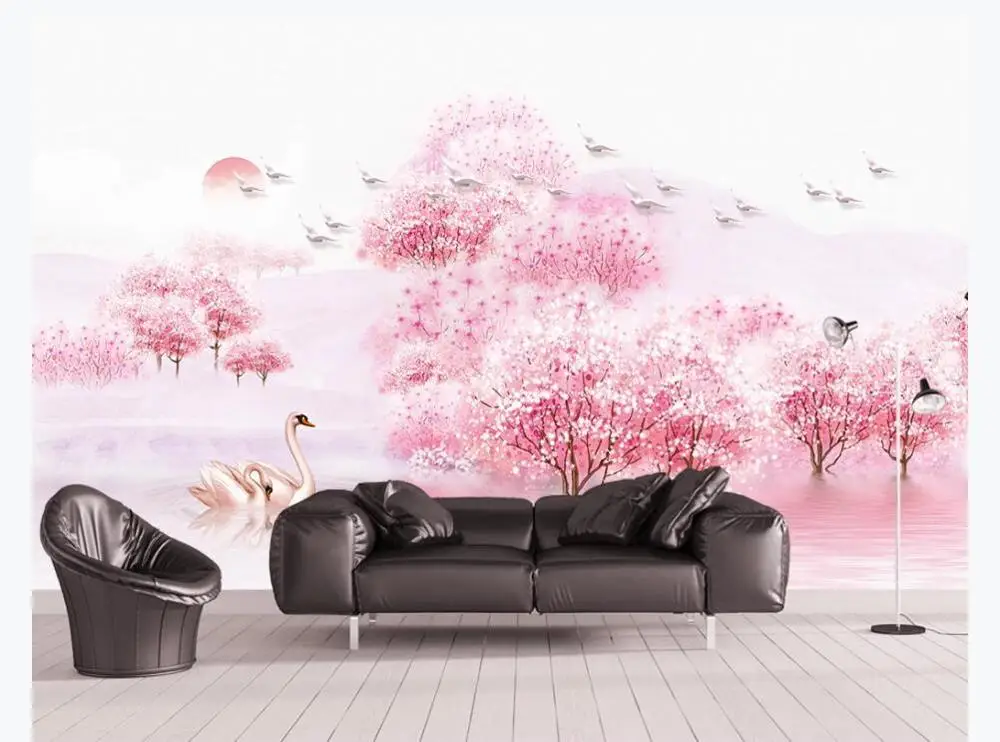Индивидуальные Новые китайские эстетические настроения персиковый цвет ТВ