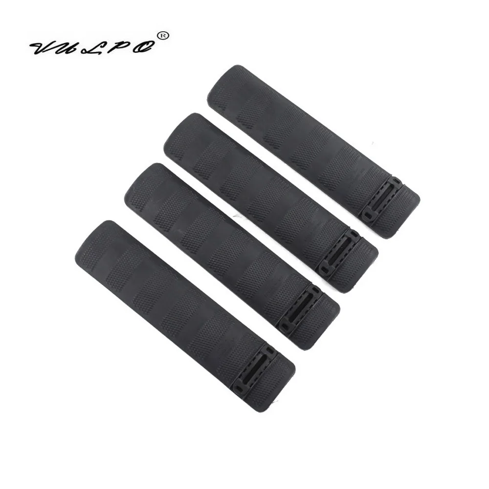 

VULPO High Quality 4pcs Tactical Handguard Non-slip Battle Rail Cover Panel for Picatinny Rail