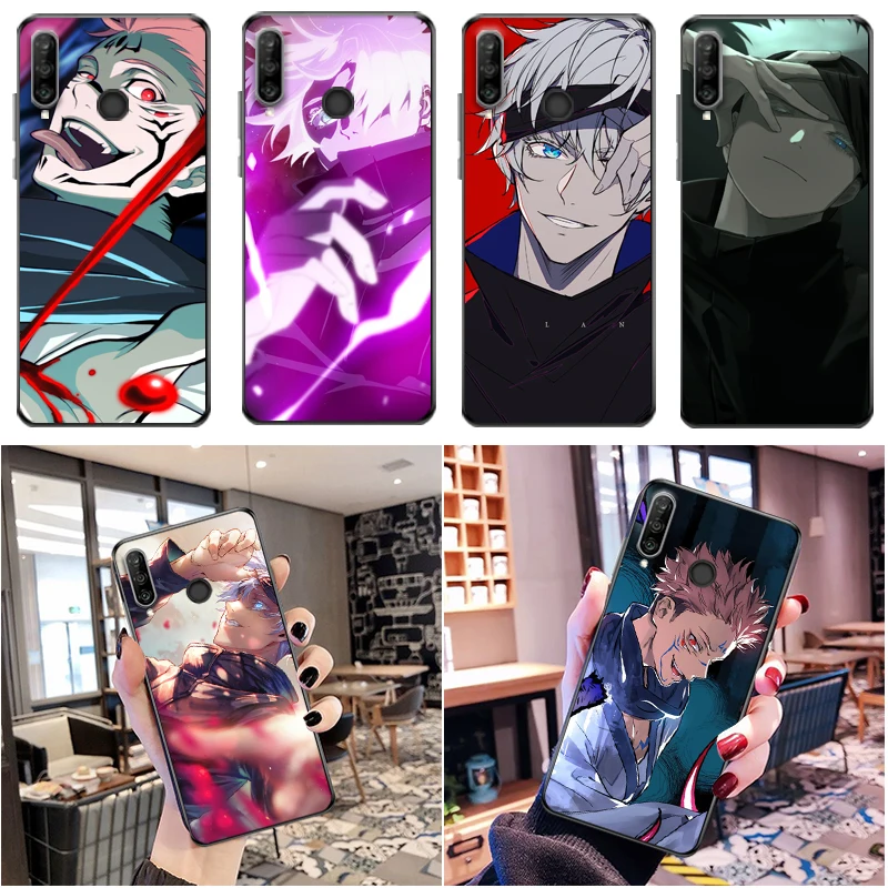 

Jujutsu Kaisen Satoru Gojo Fushiguro Megumi Yuji Itadori Sukuna Phone Case For Huawei P30 Lite Pro Carcasa Coque Soft TPU Funda