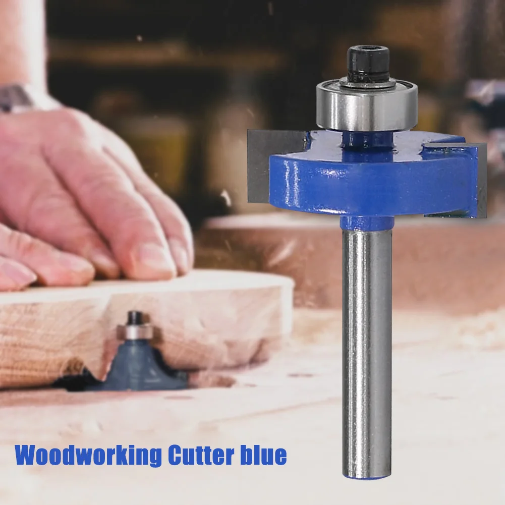 

Portable T-Sloting Router Bit 1/4 Shank Milling Cutter Wood Carving T-type Slotting Rabbeting Woodwork Accessories