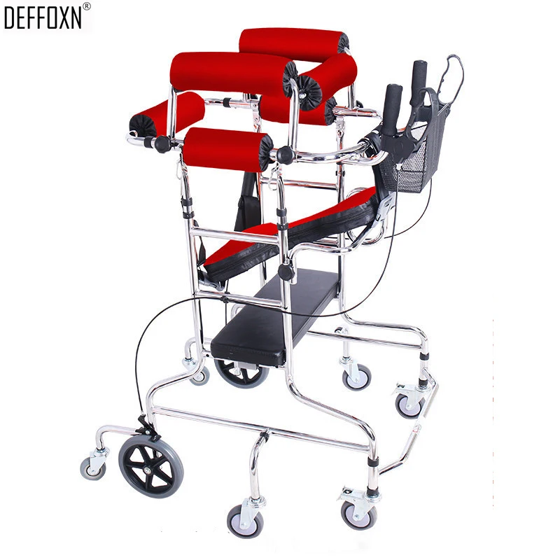 Ручной тормоз 8 колес ходунки для гемиплегии подставка взрослых верхние и нижние