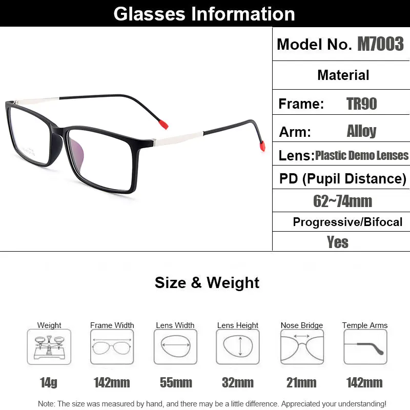 

Gmei Optical Ultralight TR90 Men Glasses Frame Prescription Eyeglasses Myopia Optical Frames Stylish Alloy Eyewear M7003