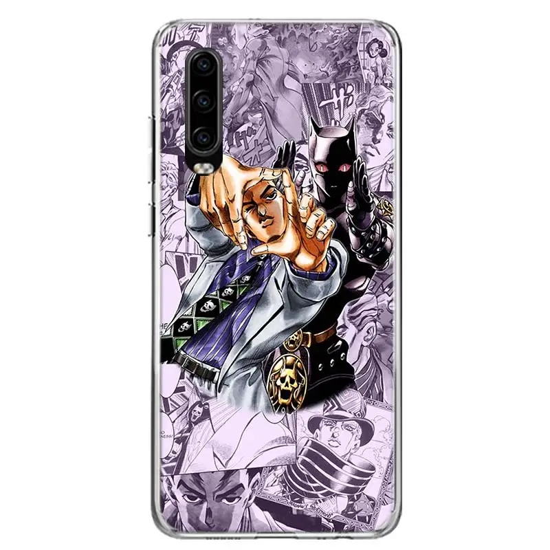 jojo bizarre adventur anime phone case for huawei p30 p20 p40 p50 mate 40 30 20 10 pro p10 lite customized gift coque cover free global shipping