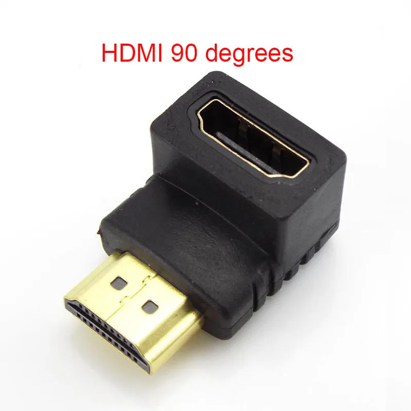1/2/5 шт. HDMI-совместимый штекер к Женский адаптер 90 градусов угол 270 удлинитель