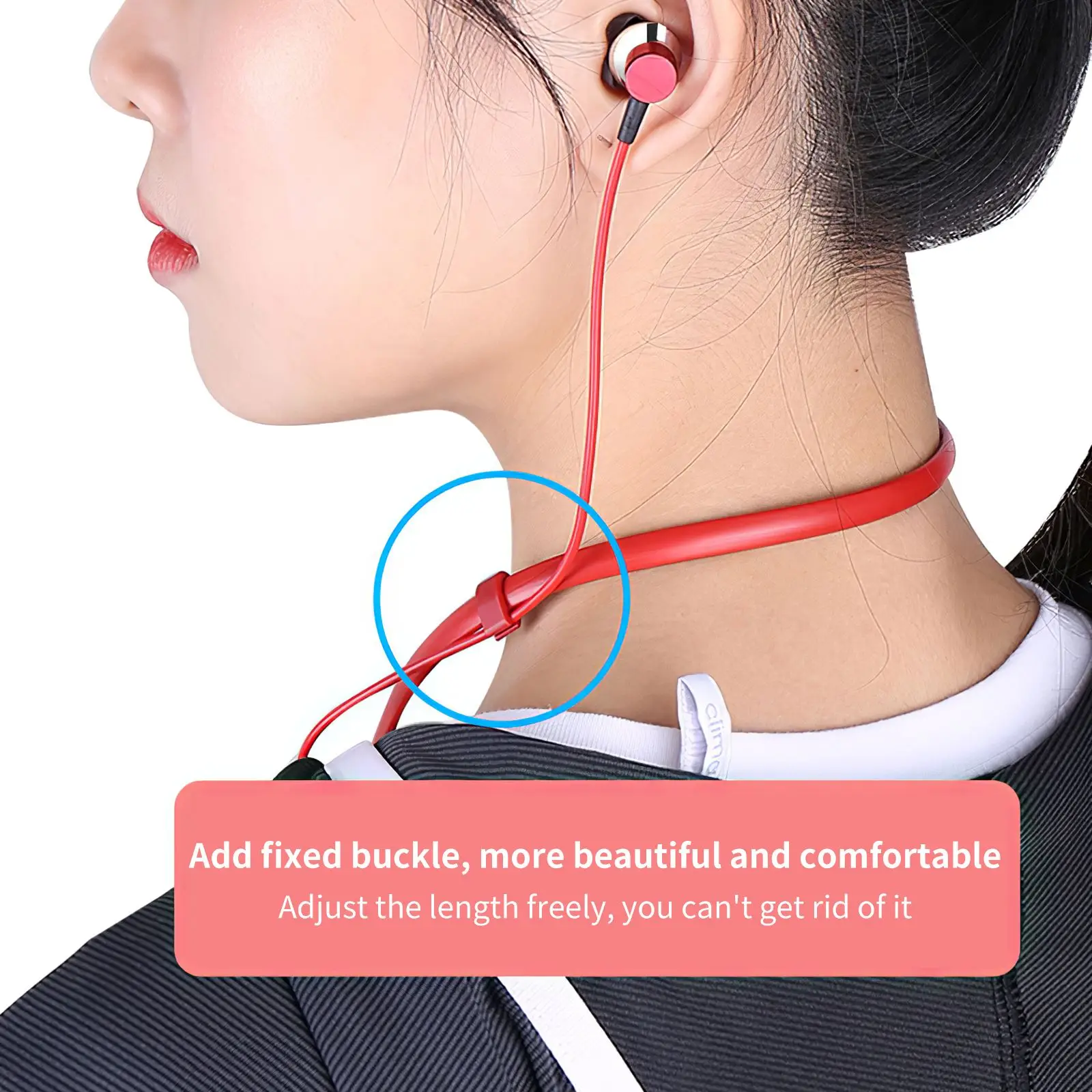 

Bluetooth5.0 Wireless Earbud Sport Hanging Earphone Lightweight Magnetic Earpieces Touch-Free Headset Interconnect Selfie