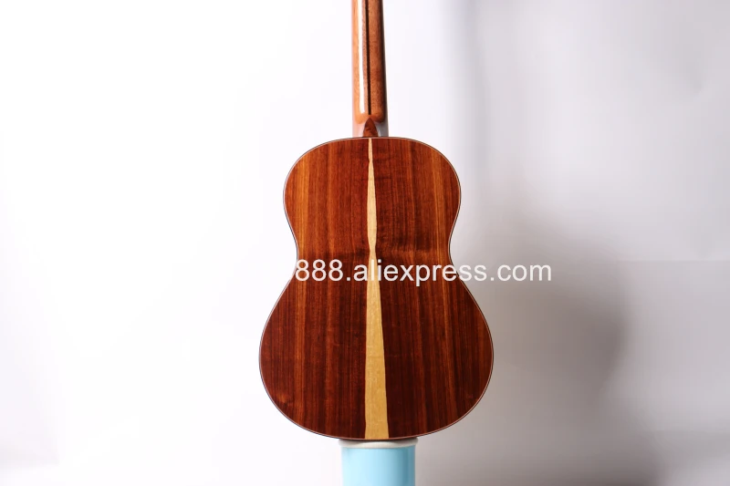 

Professional Handmade 39 inch Full Solid Acoustic Classical guitar With Spruce Top/ Solid Rosewood+Maple Body +Hard Case,Gloss