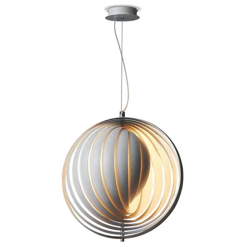 Nordic Creative LED Pendant Lights Modern Art Round Iron Office Decoration Light Luminaria Bedroom Kitchen Hanging Lamps | Лампы и