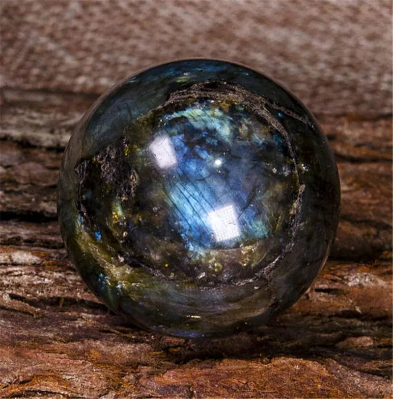 

Natural Labradorite Crystal Polished Sphere Ball 100% High Quality Healing Crystal Gemstone Flash Glossy Stone Decoration