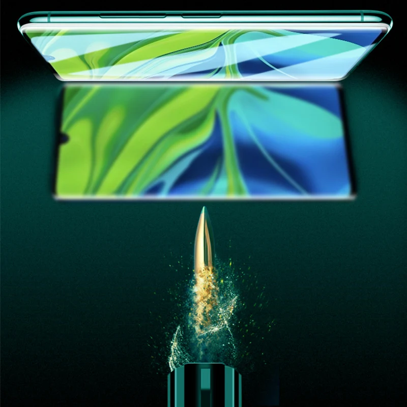 Изогнутое защитное стекло с полным покрытием для Mi CC9 Pro Note 10 Ultra Защита экрана Xiaomi