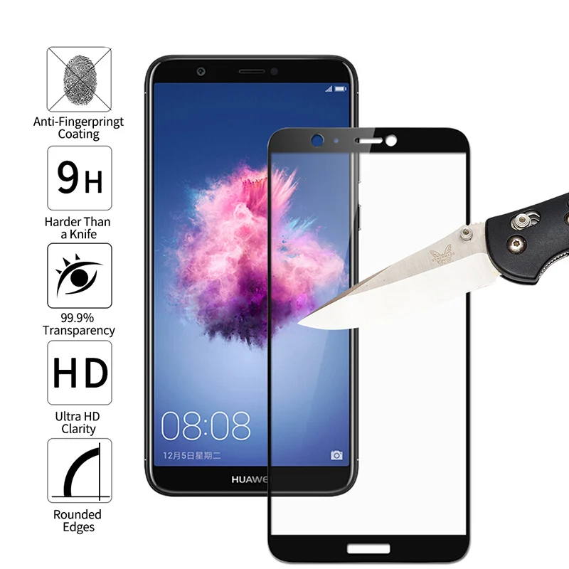 Закаленное стекло 9H с полным покрытием для Huawei P Smart Z Plus 2019 Защита экрана FIG LX1 LX2 LX3