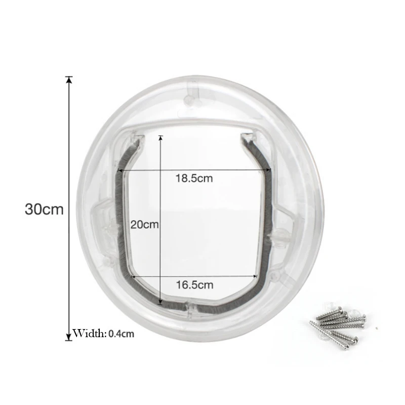 Новые креативные товары для домашних животных материал ПК круглая стеклянная