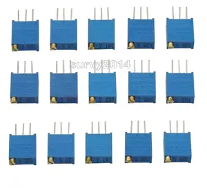 10 шт., потенциометр для триммера, 3296 Вт, 3296, 50, 100, 200, 500 Ом, 1K, 2K, 5K, 10K, 20K, 50K, 100K, 200K, 500K, 1M Ом, 103, 100R, 200R, 500R