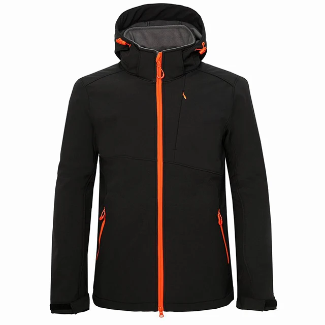 8001 black Мужские зимние 3L термальный теплый флис для походов куртки Новые водонепроницаемые уличные пальто с капюшоном Рыбалка Охота софтшелл для кемпинга одежда - Цвет: 8001 black