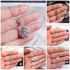 Женское ожерелье с подвеской из циркония, невесты