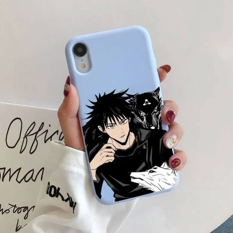 

MaiYaCa Jujutsu Kaisen Phone Case Soft Solid Color for iPhone 11 12 13 mini pro XS MAX 8 7 6 6S Plus X XR