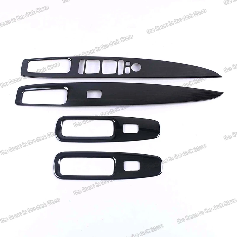 

Lsrtw2017 Car Window Lifter Switch Control Panel Cover Trim for Hyundai Elantra 2021 2022 Interior Accessories Auto Styling