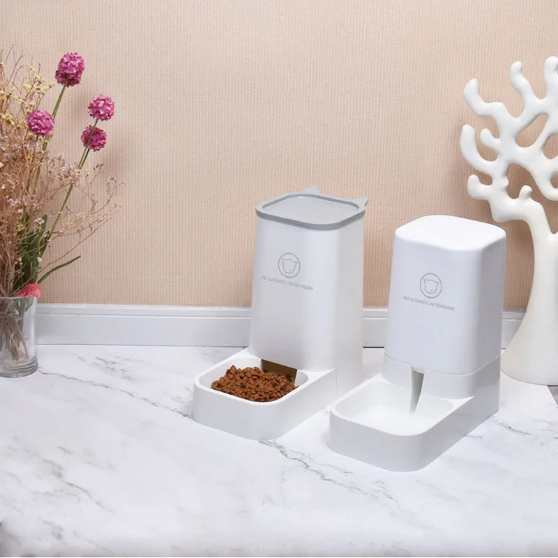 3.8L автоматическая кормушка для собак кошек поилка воды дозатор большой емкости
