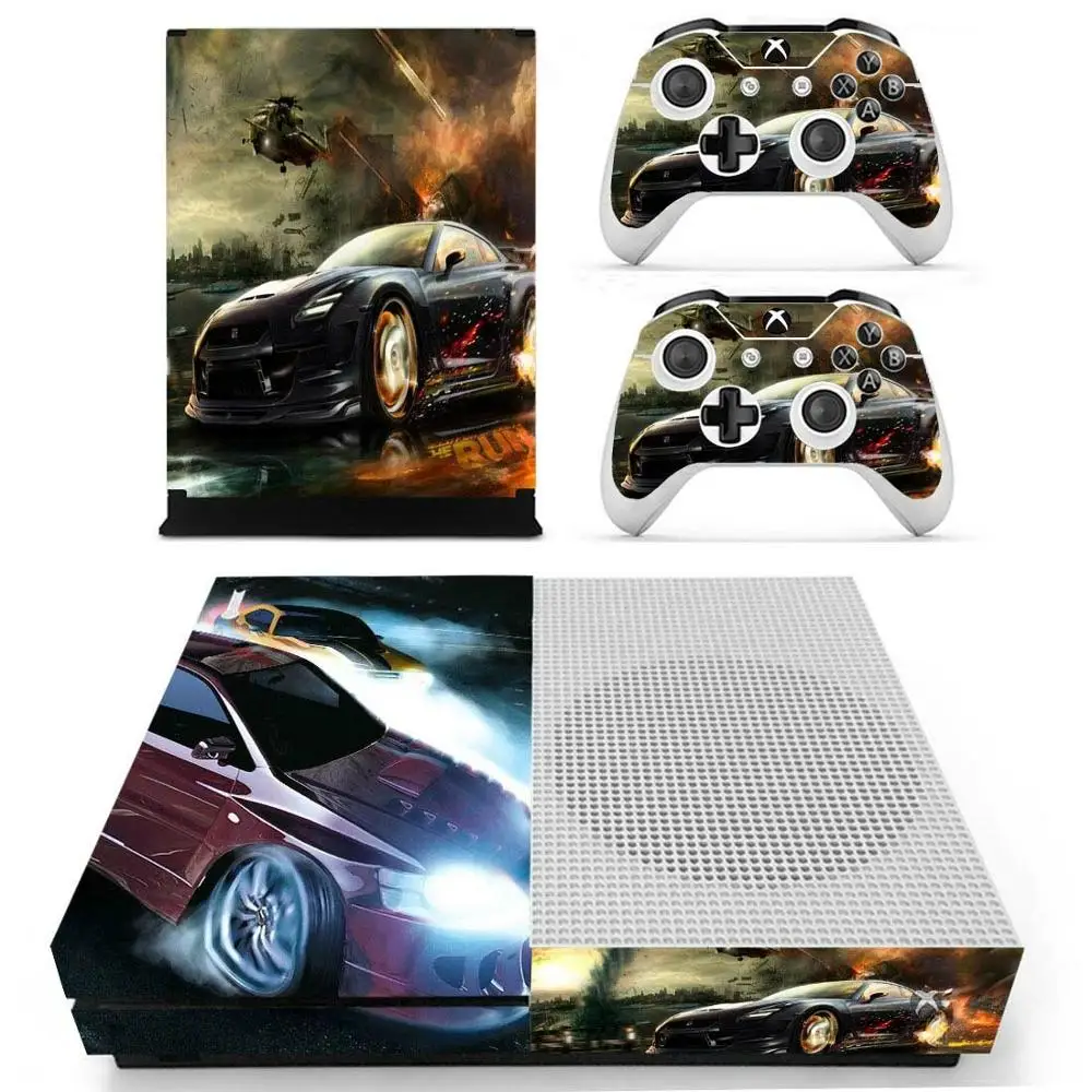 Need for speed sticker s для Xbox One S виниловые наклейки кожи Pegatinas one Slim консоль и два