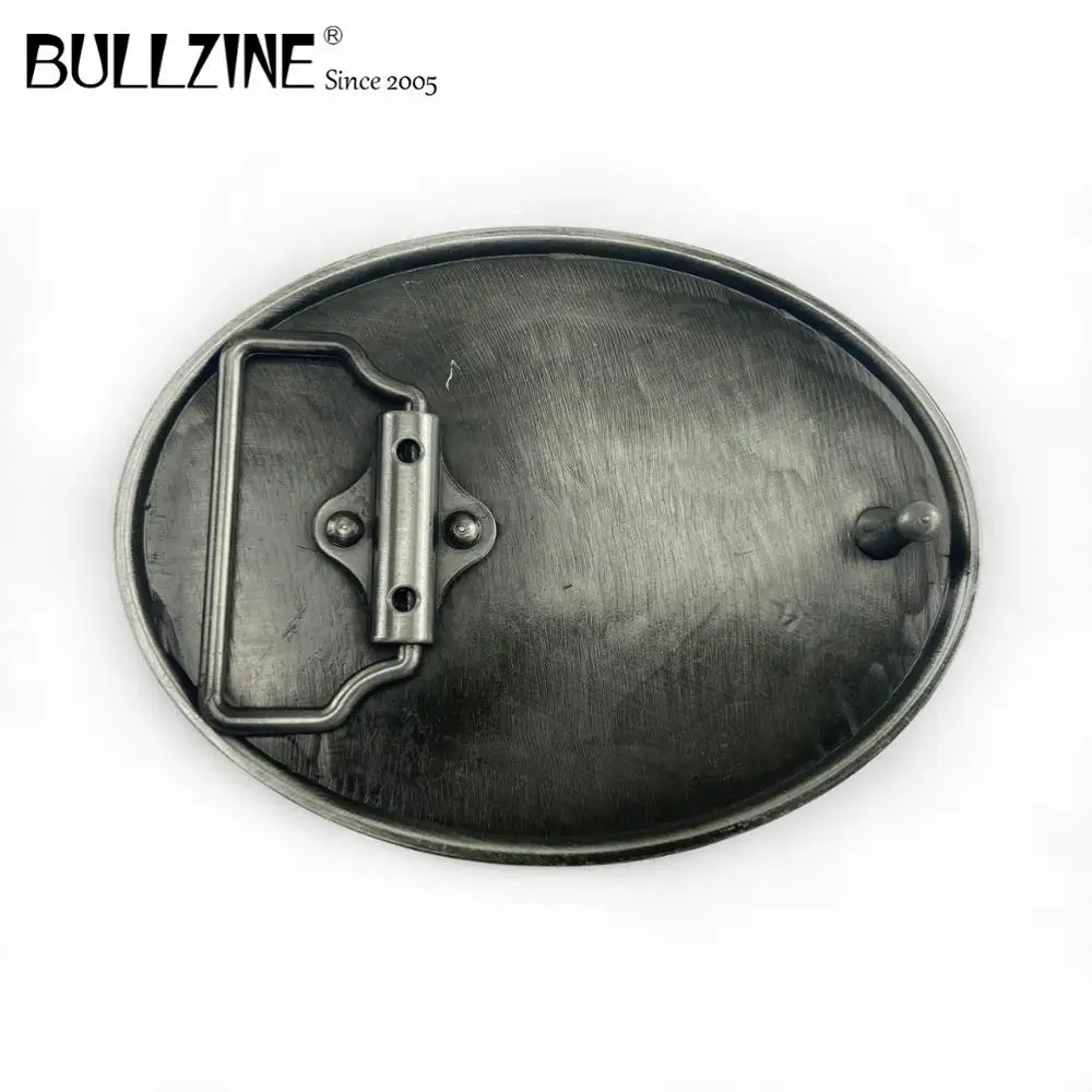 В Bullzine ковбойские пряжки ремня с оловянной отделкой FP 02470 подходит для детей на