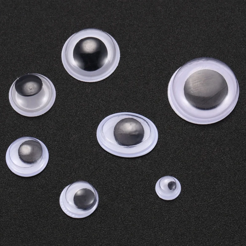 600 шт. смешанные самоклеющиеся Wiggle Googly Eyes DIY Скрапбукинг ремесла игрушки