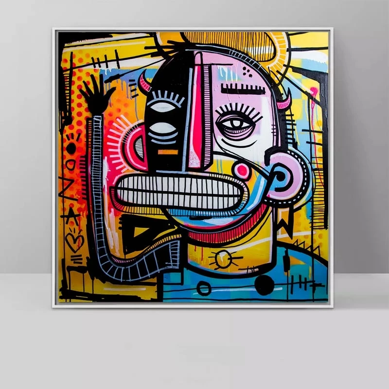 

Graffiti Street Art Joachim Abstract Oil Paintings on Canvas Wall Art Cuadros Pictures Posters and Prints for Living Room Decor
