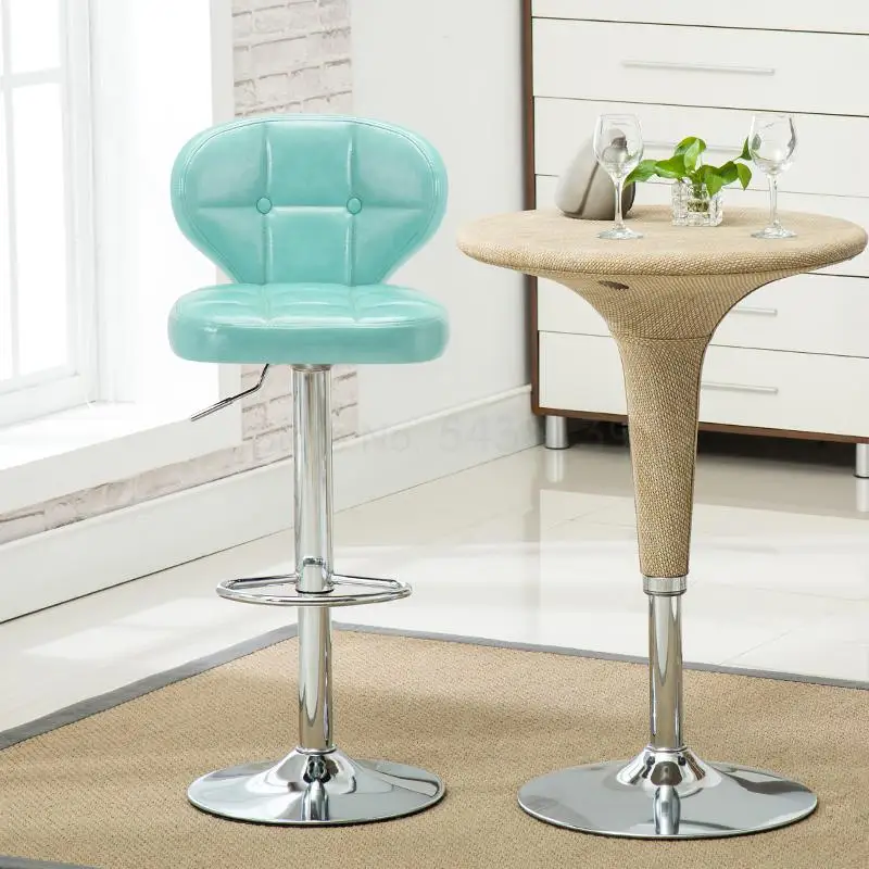 Барный стул бар поворотным подъемником для спинкой дома бара высокий барный