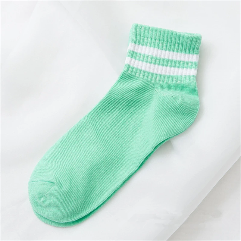 1 пара носки унисекс 10 Цвета двумя полосками в классическую полоску для любителей