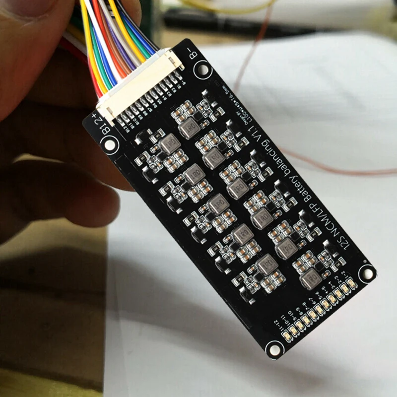 

3S-12 Li-Ion Lipo Lifepo4 LFP Battery Active Equalizer Balancer BMS 1.2A Balance Energy Transfer Board