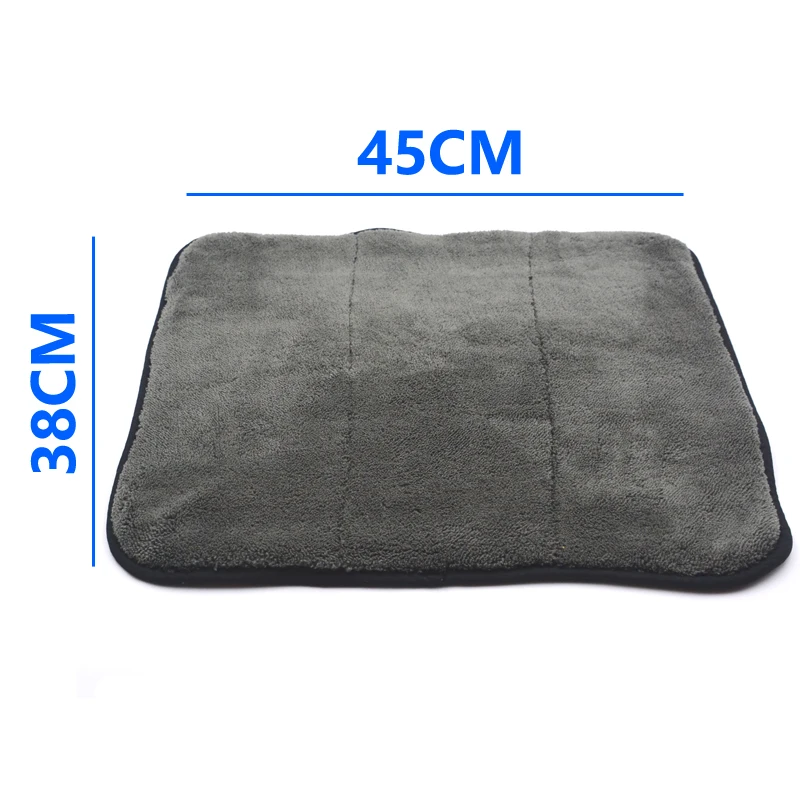 3 шт. плюшевые полотенца из микрофибры 45 х38 см 800 г/м2|detailing towel|car cleaning clothmicrofiber car |