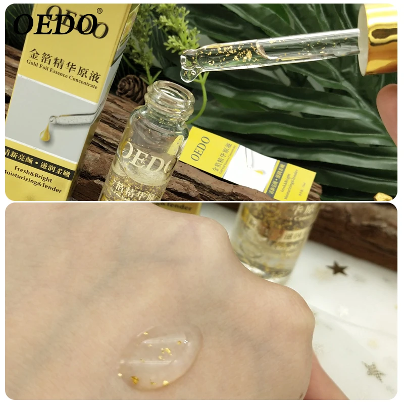 

OEDO Whitening Shrink Pores Gold Hyaluronic Acid liquid Moisturizing Face Serum Plant Skin Care Anti Aging Anti Wrinkle Cream