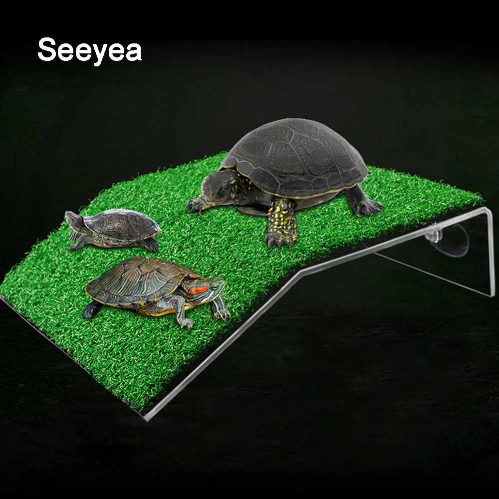 Платформа для черепахи плавающая черепаха островок аквариума мох остров лазания