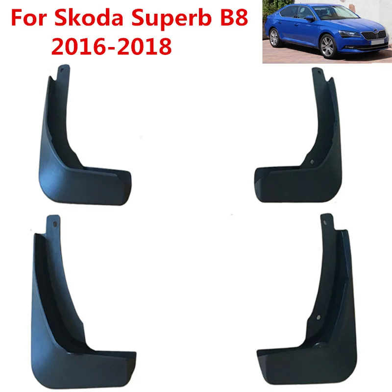 Автомобильные Брызговики для Skoda Superb 2008-2015 2016-2018 брызговики брызговик спереди и