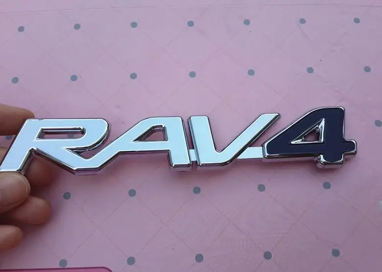 1 шт. ABS RAV4 Автомобильная буква задняя фотография эмблема значок наклейка