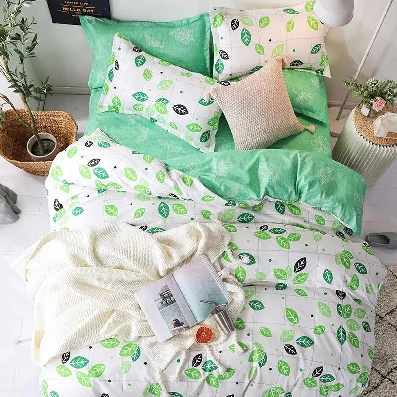 

37Pineapple 4pcs Girl Boy Kid Bed Cover Set Duvet Cover Adult Child Bed Sheets And Pillowcases Comforter Bedding Set 2TJ-61018