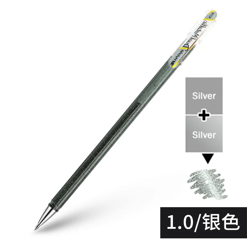 Пентель K110 K108 гибридная гелевая ручка с блестками