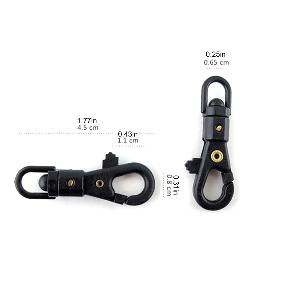 

Durable And Practical Outdoor Equipment Lightweight Plastic Steel Umbrella Rope Quick Hook Rotatable Hook